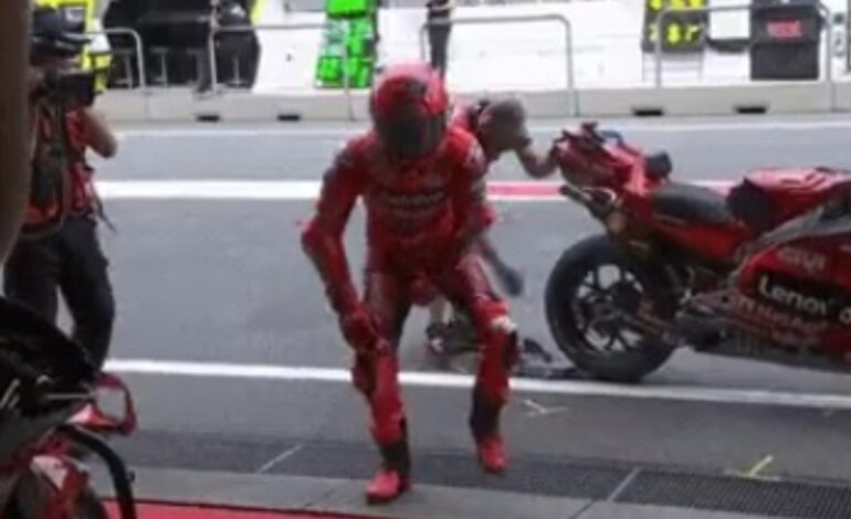 El preocupante gesto de Marc Márquez en el Gran Premio de Países Bajos