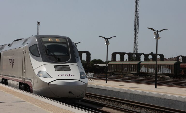 Renfe suspende un Alvia de Badajoz a Madrid por fallos en el aire acondicionado