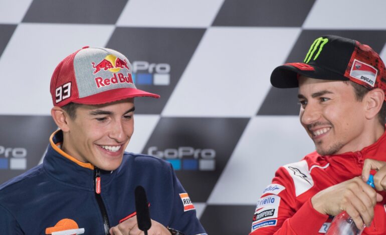 Lorenzo y la diferencia del Márquez de Honda a este de Ducati: «Estaba acostumbrado…»