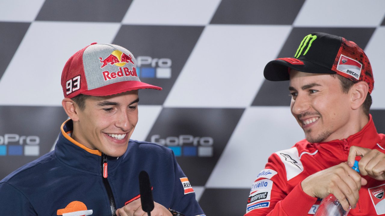 Lorenzo y la diferencia del Márquez de Honda a este de Ducati: «Estaba acostumbrado…»