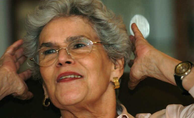 Fallece la expresidenta de Nicaragua Violeta Barrios de Chamorro