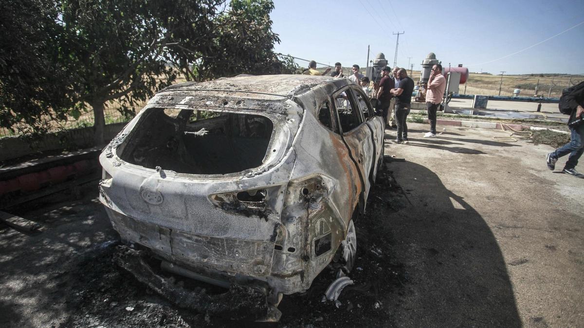 Un grupo de colonos atacan una base militar israelí en la Cisjordania ocupada