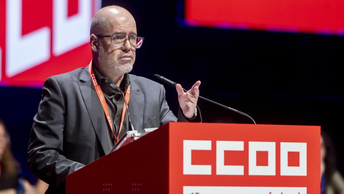Unai Sordo, proclamado de nuevo secretario general de CCOO para los próximos cuatro años