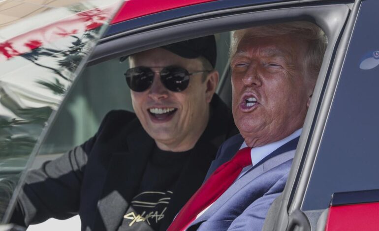 Trump planea vender el Tesla que compró a Musk, según la Casa Blanca