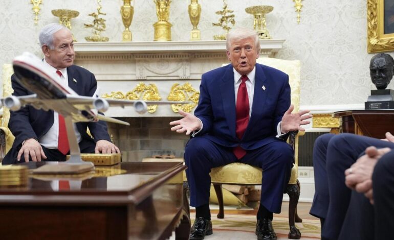 Trump presiona a Irán tras el ataque de Israel, que según varios medios coordinó con Netanyahu