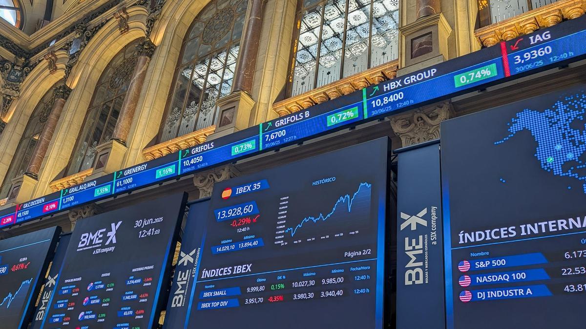 IBEX REVALORIZACIÓN | El Ibex logra una revalorización del 20% en los seis primeros meses del año