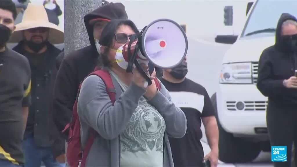 Protestas en Los Ángeles por redadas migratorias