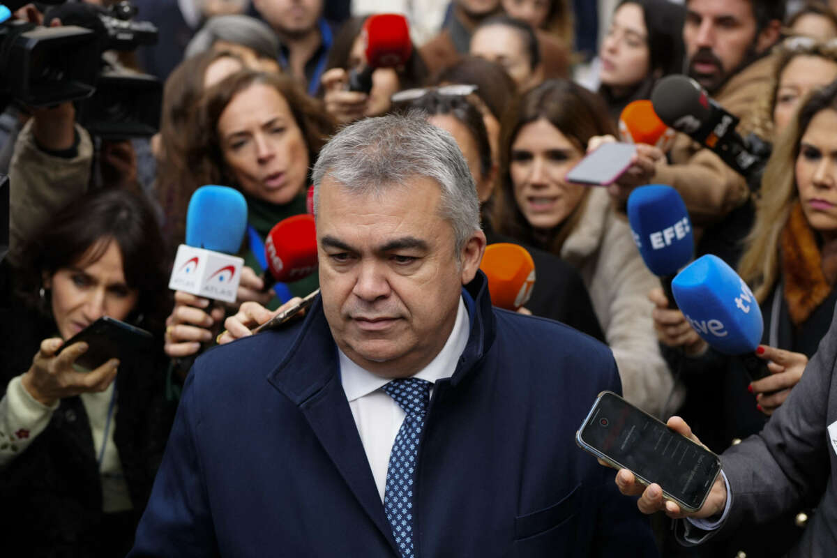 El ex Secretario de Organización del PSOE, Santos Cerdán. Efe/Borja Sánchez Trillo