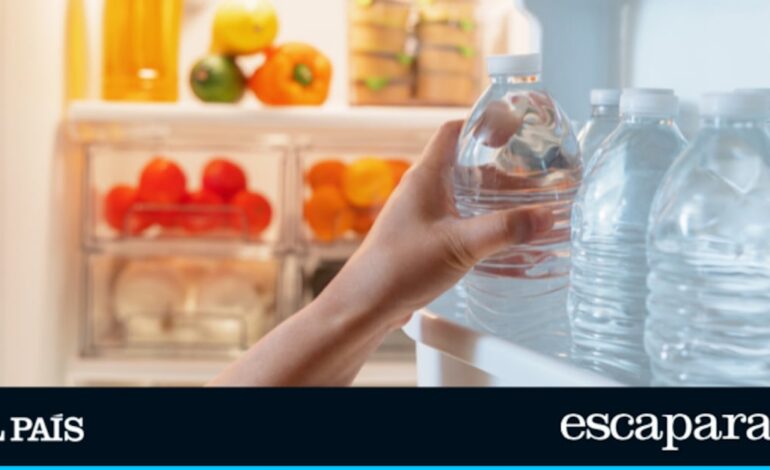 Así puedes tener mucha agua fría en la nevera: este bidón ocupa poco espacio y sirve para exteriores | Estilo de vida | Escaparate