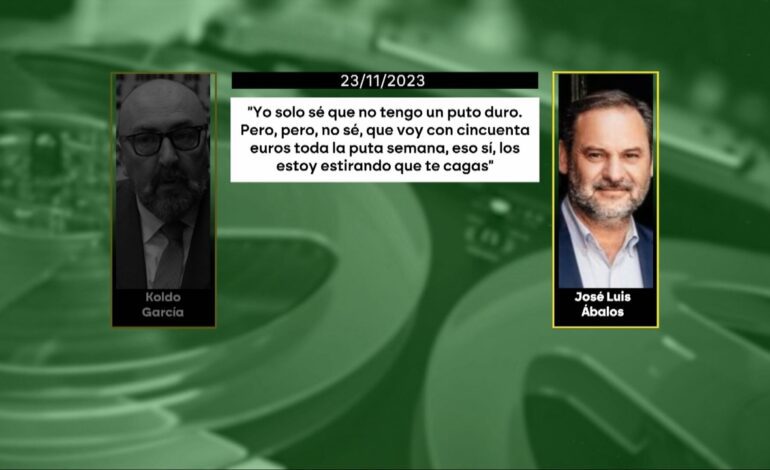 el poco valor que Koldo, Ábalos y Cerdán daban al dinero