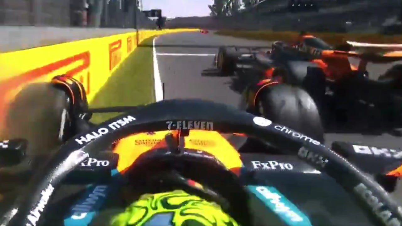 Así fue el inexplicable accidente Lando Norris con su compañero de equipo en Canadá