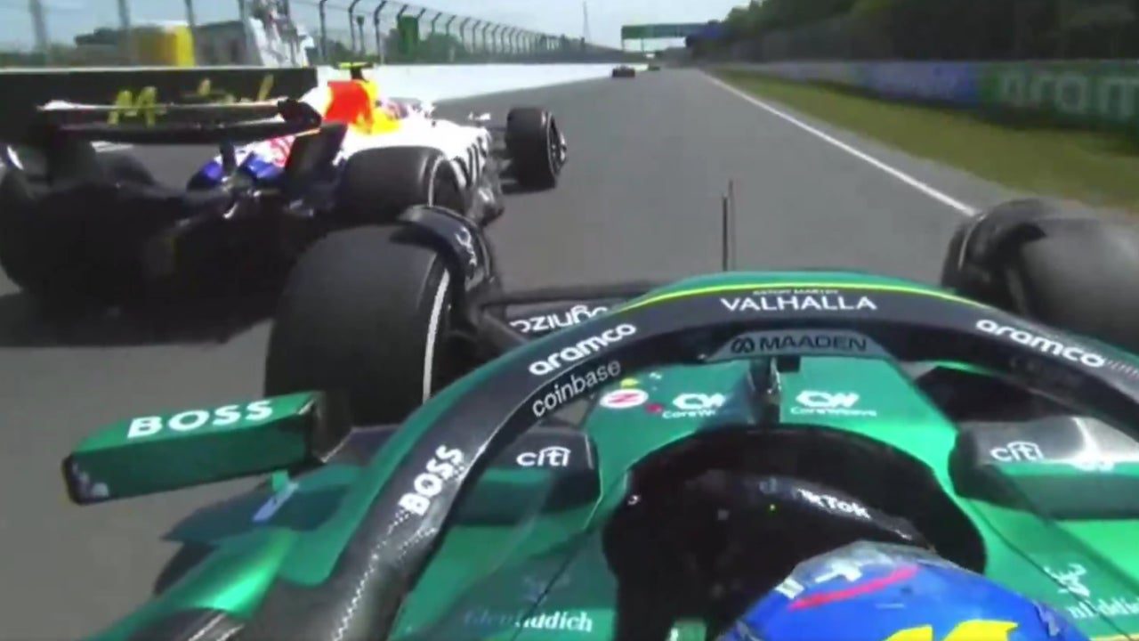 El espectacular adelantamiento al límite de Fernando Alonso a Liam Lawson en Canadá