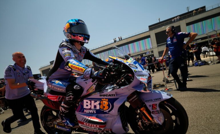Las pruebas de Alex Márquez con la Gresini: «Algunos cambios radicales…»