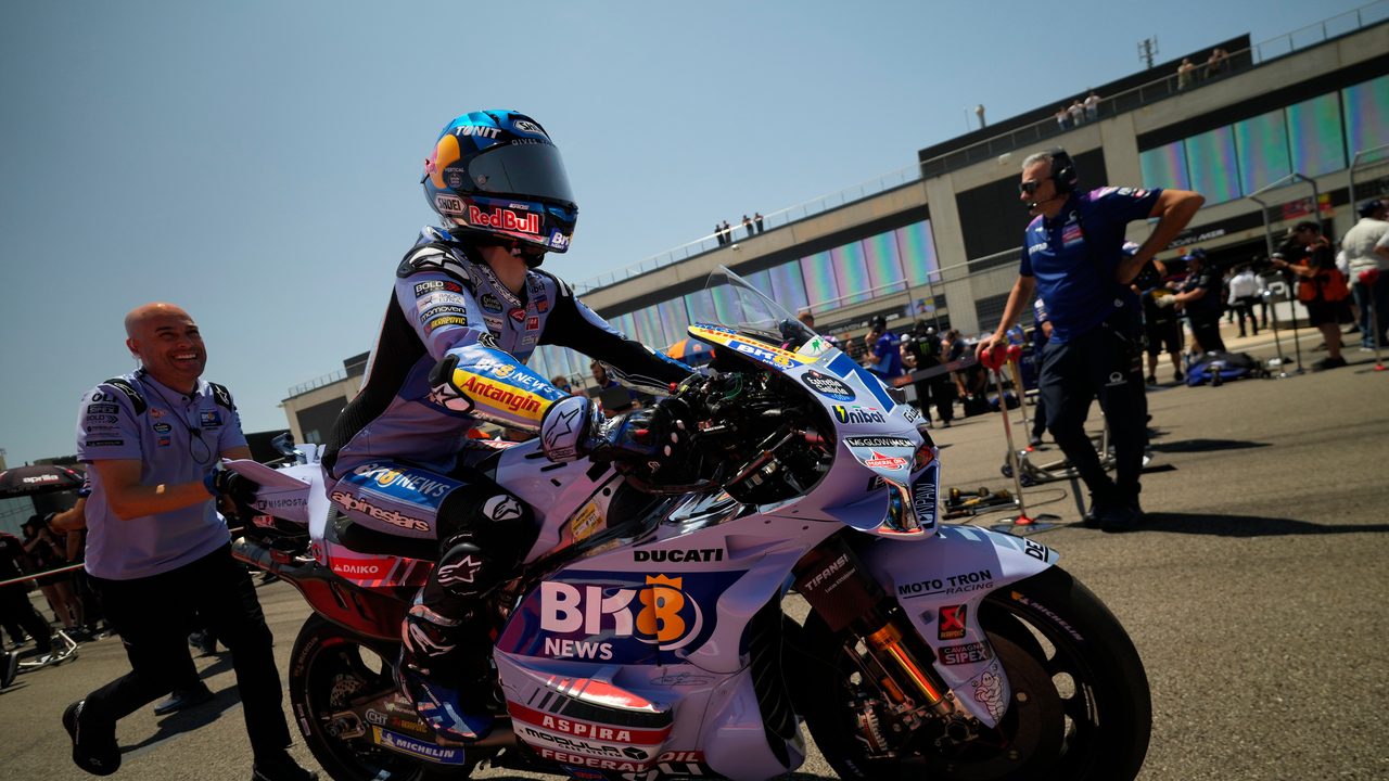 Las pruebas de Alex Márquez con la Gresini: «Algunos cambios radicales…»