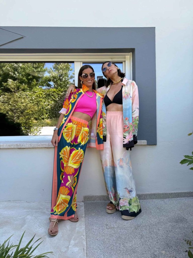 Ana Boyer y Tamara Falcó en la fiesta de cumpleaños de Iñigo Oneieva