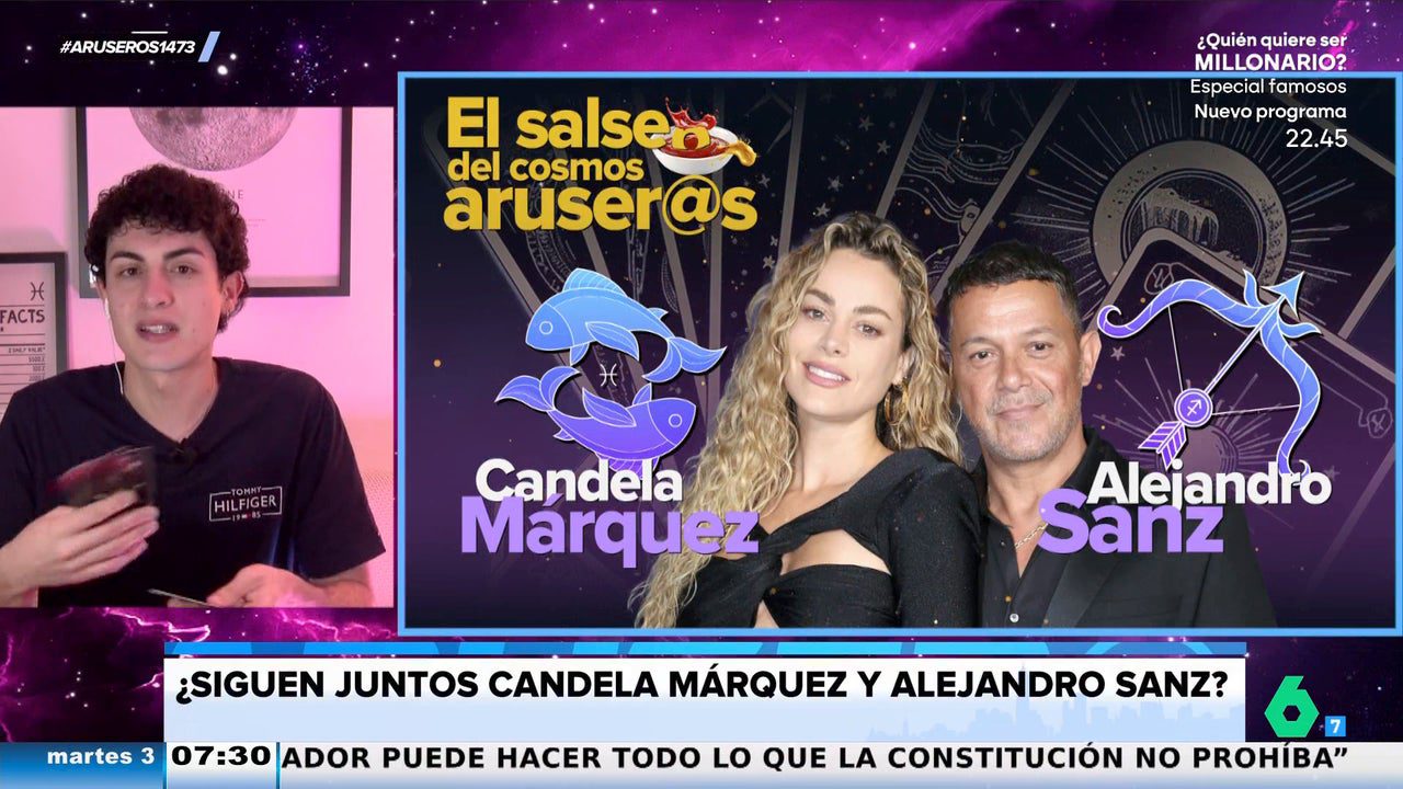 ¿Siguen juntos Alejandro Sanz (Sagitario) y Candela Márquez (Piscis) ? Jabifus, astrólogo de Aruser@s, echa las cartas
