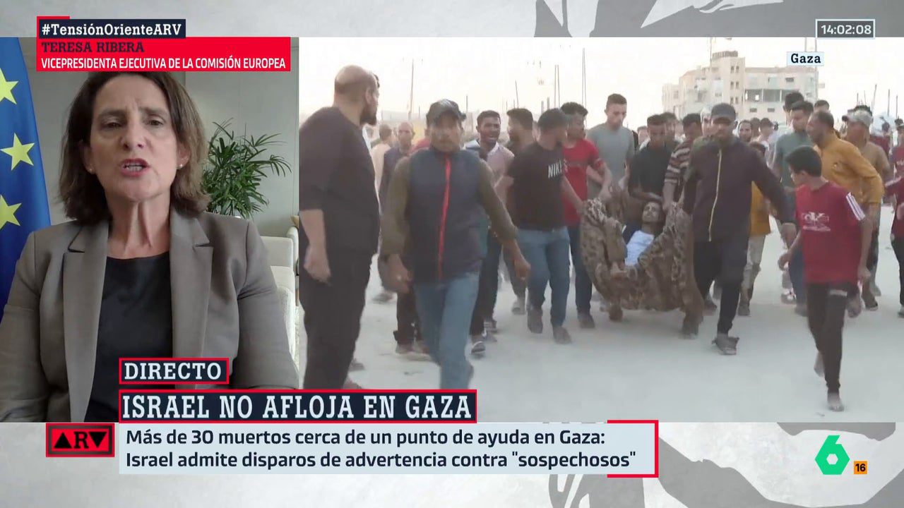 Teresa Ribera cree que «si Europa quiere ser un gigante político (…) debe responder con claridad» ante Israel