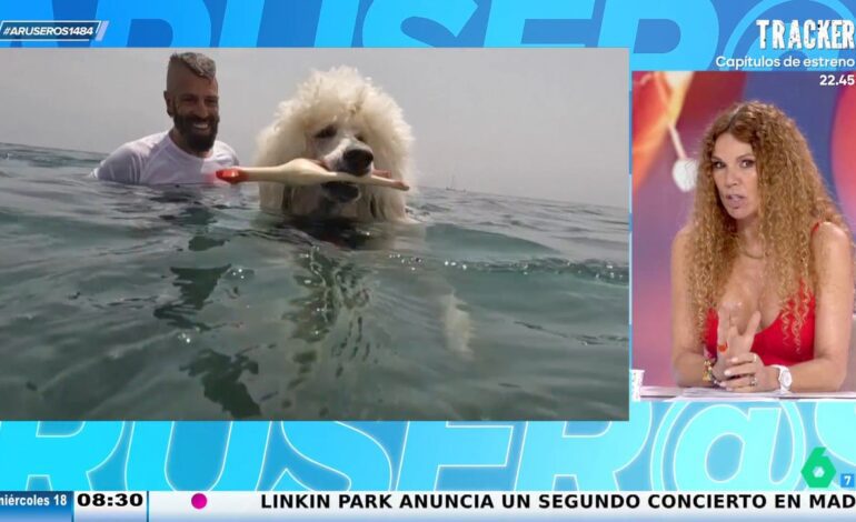 Es como Angie Cárdenas cuando va a la playa