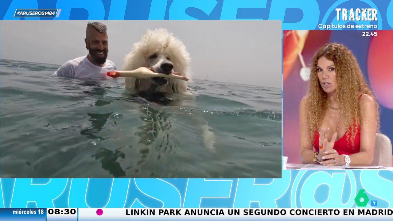 Es como Angie Cárdenas cuando va a la playa