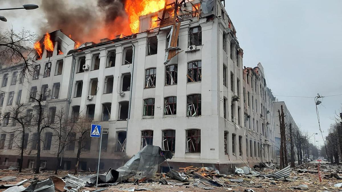 Rusia lanza un ataque sin precedentes contra la segunda ciudad de Ucrania