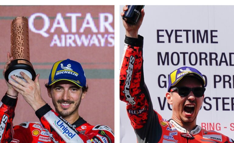 El asesor de Bagnaia en Ducati le compara con Jorge Lorenzo: «Su estilo de pilotaje…»