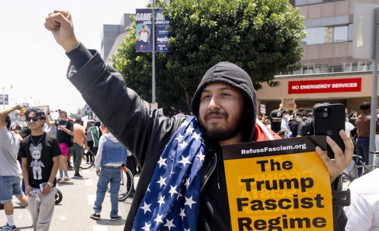 California demanda a Trump por desplegar «de forma ilegal» a la Guardia Nacional en Los Ángeles
