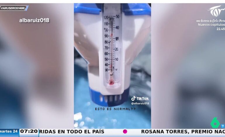 las piscinas de exterior en Sevilla se parecen mucho a una sauna