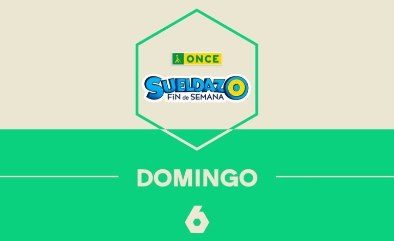 Comprobar el resultado del sorteo del Sueldazo de la ONCE de hoy, domingo 15 de junio de 2025