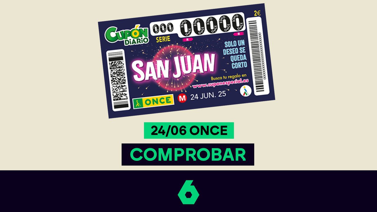 Comprueba el resultado del sorteo de hoy (24 de junio de 2025) y sus tarjetas regalo