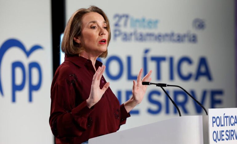 Cuca Gamarra dejará la Secretaría General del PP tras pedir un relevo a Feijóo
