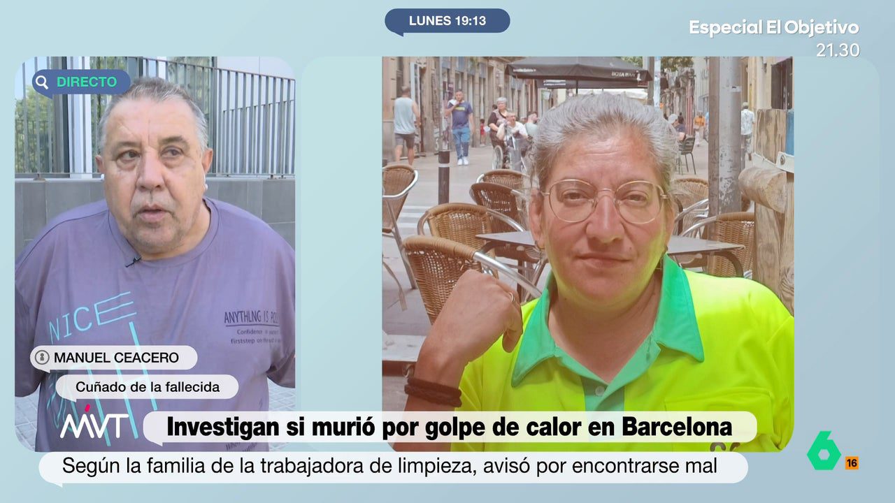El cuñado de la trabajadora fallecida en Barcelona manifiesta que no les permitían refugiarse a la sombra: «Era perder el tiempo»