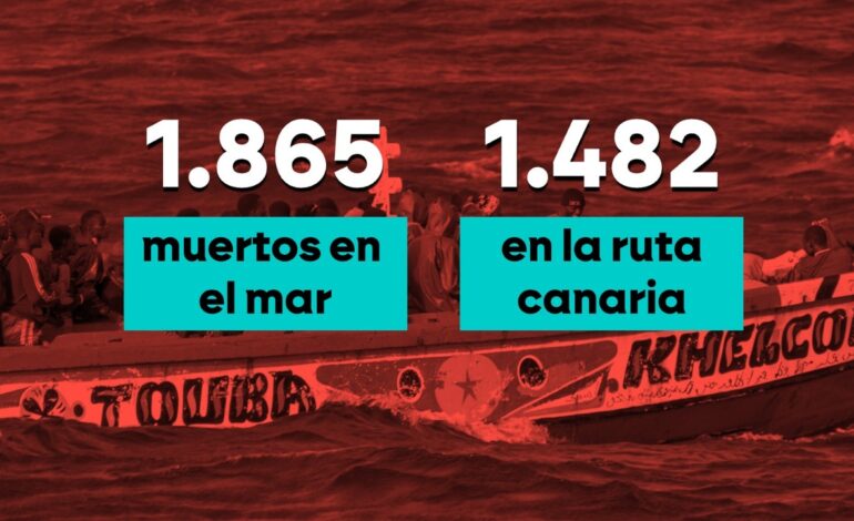 casi 2.000 personas murieron en el mar tratando de llegar a España