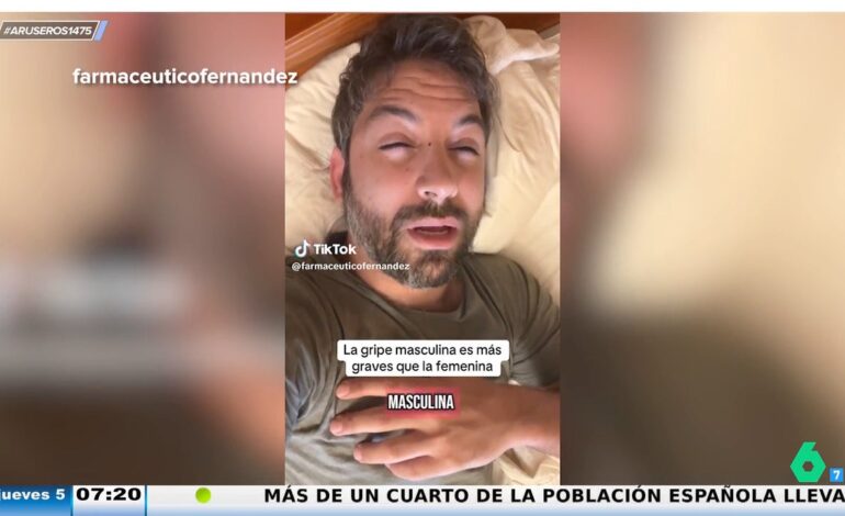 los hombres lo pasan peor con la gripe que las mujeres y así lo cuenta Farmacéutico Fernández