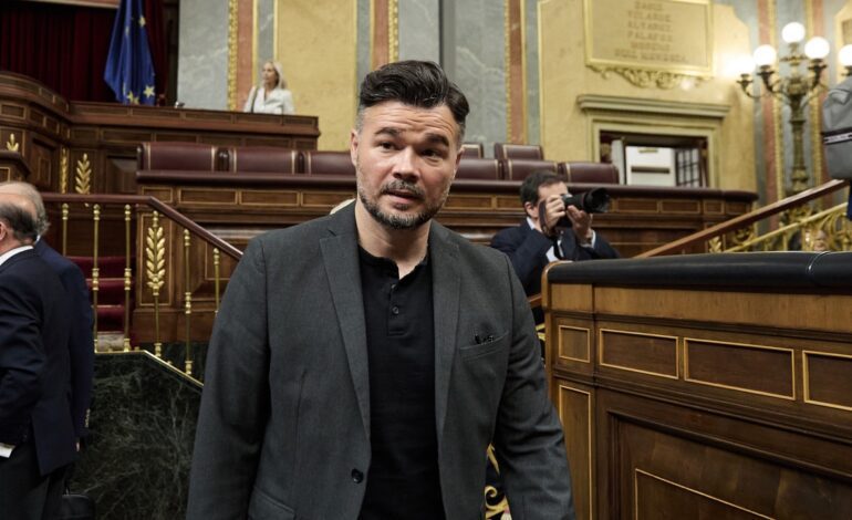 Rufián defiende que siempre es bueno «cabrear a un fascista neoliberal» como Trump