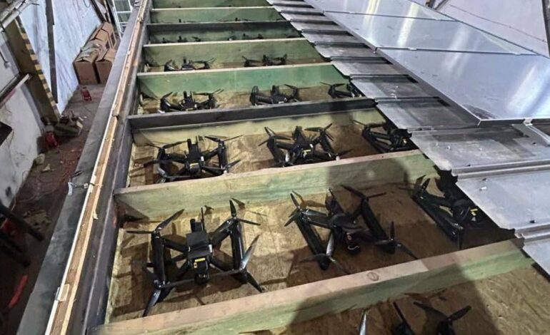 Ucrania destruye 41 aviones estratégicos rusos con drones en la llamada ‘Operación Telaraña’