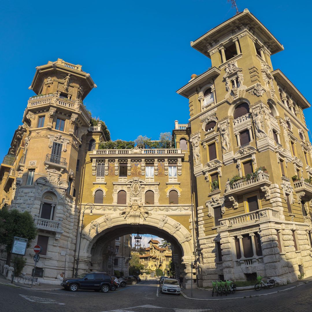 Palacio del Embajador, Barrio de Quartiere Coppede, Roma