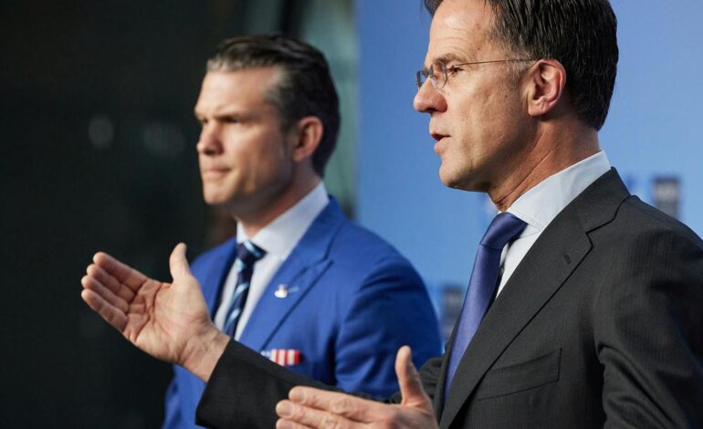 Rutte propone formalmente a los aliados de la OTAN invertir un 5% del PIB en defensa