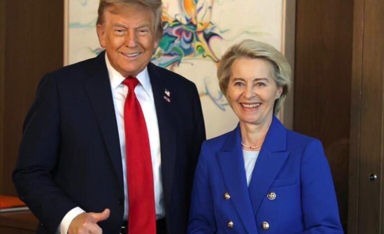 Von der Leyen insiste en que las negociaciones comerciales con EEUU están avanzando