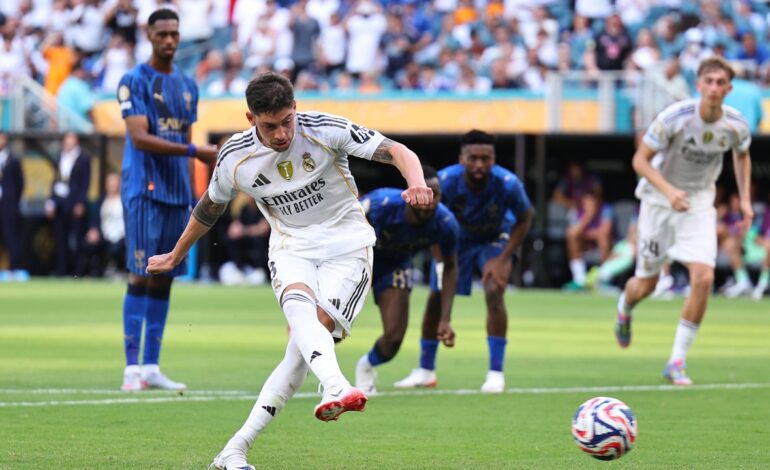 Valverde falla un penalti en el 91′ y amarga el debut de Xabi Alonso en el banquillo del Real Madrid