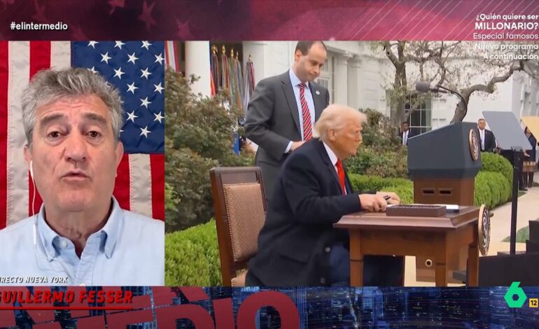 Guillermo Fesser desvela el mote que han puesto a Trump tras sus vaivenes con los aranceles: «TACO, ‘Trump Always Chickens Out'»