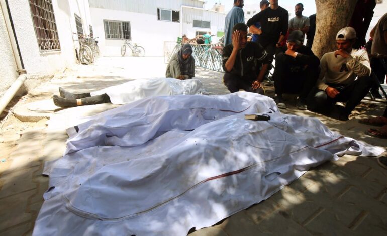 Al menos 55 muertos en ataques israelíes en la Franja de Gaza desde el amanecer del lunes