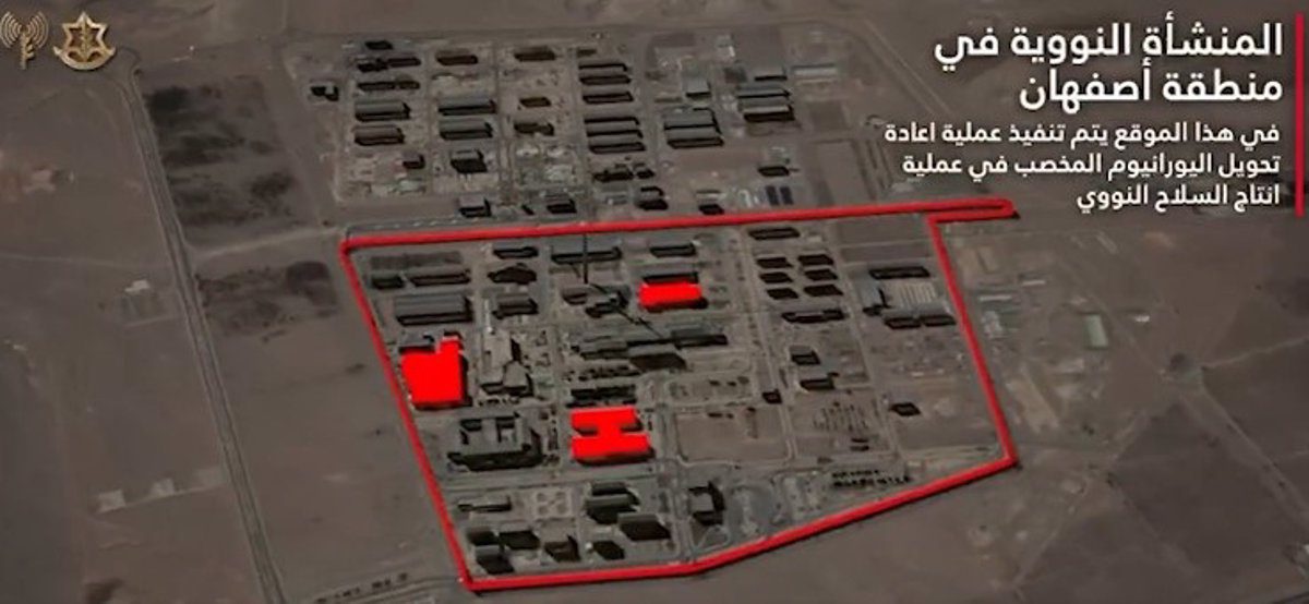 Israel confirma ataques contra las instalaciones nucleares iraníes de Isfahán
