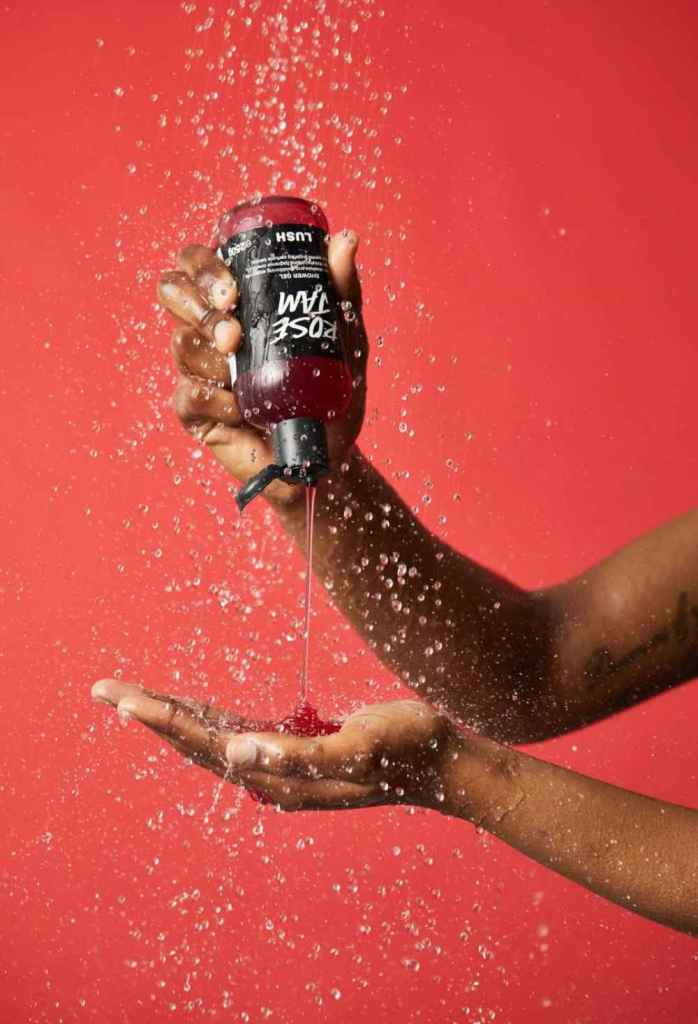 Gel de ducha de mermelada exuberante de rosa 