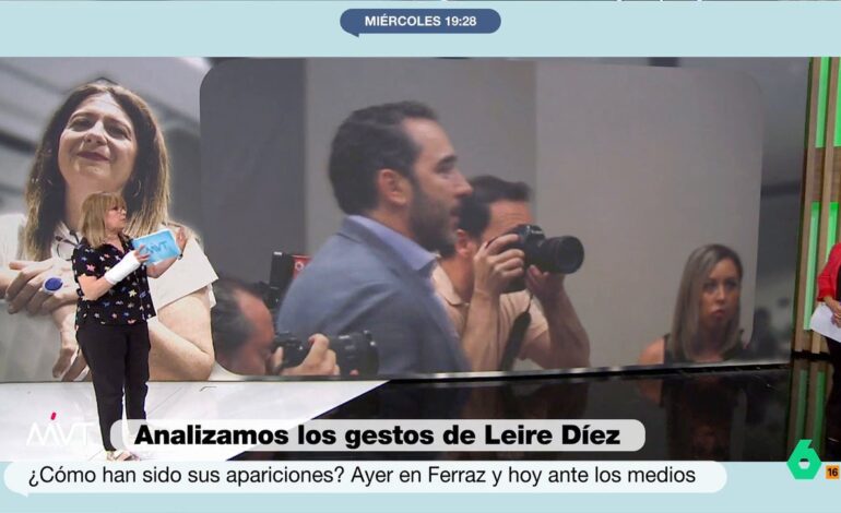 Gloria Campos, experta en comunicación no verbal, sobre la reacción de Leire Díez al ver llegar a Aldama: «Se lo esperaba»
