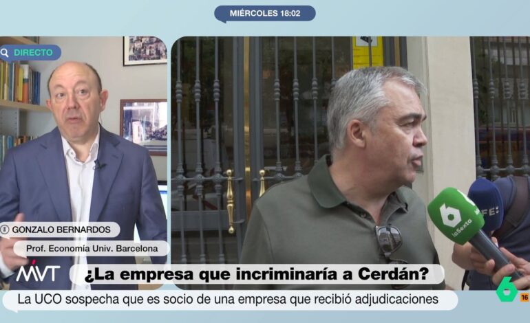Gonzalo Bernardos explica el presunto contrato de Cerdán por el 45% de Servinabar: "Es muy burdo. No se complicaron la vida"