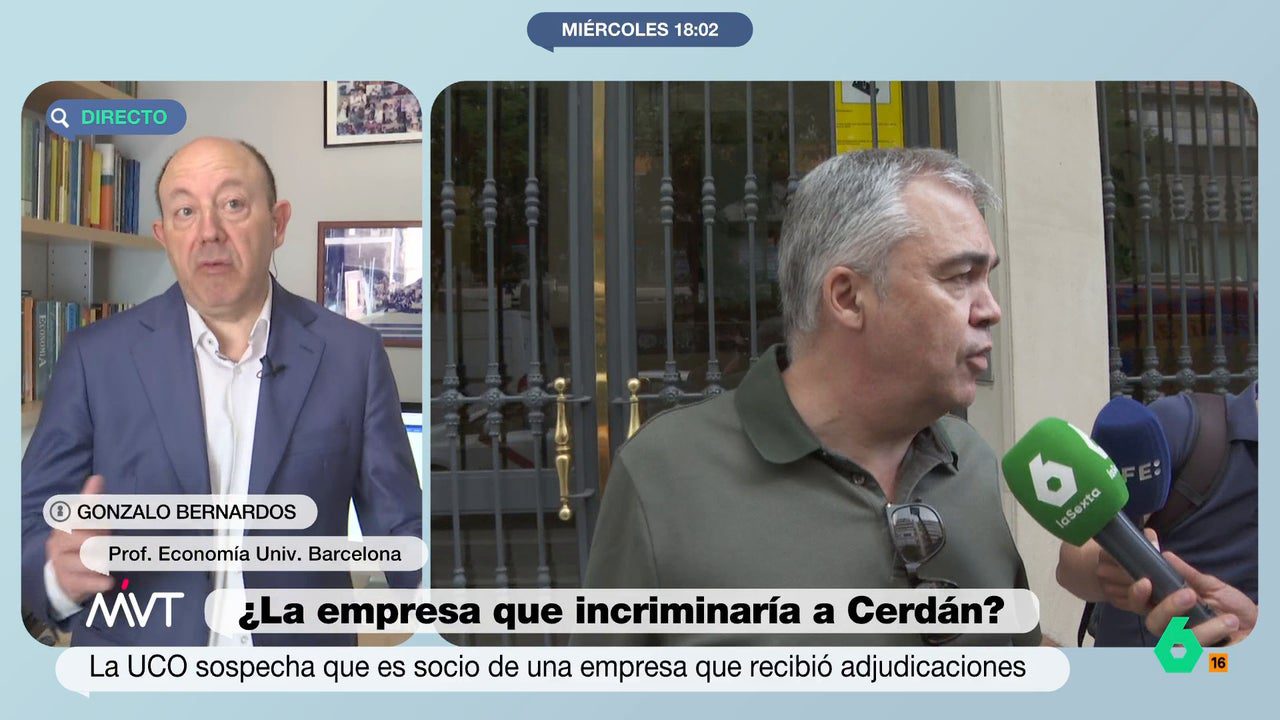 Gonzalo Bernardos explica el presunto contrato de Cerdán por el 45% de Servinabar: "Es muy burdo. No se complicaron la vida"