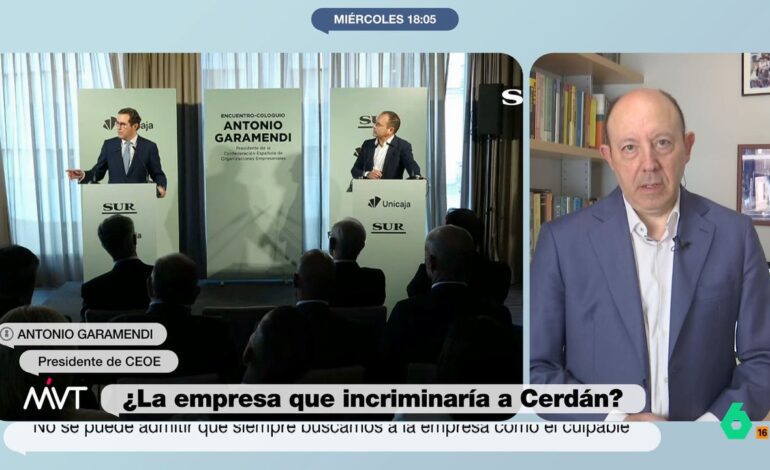 Gonzalo Bernardos responde a Garamendi: "Uno puede ser muy corrupto, pero si nadie le ofrece dinero se queda en intención"