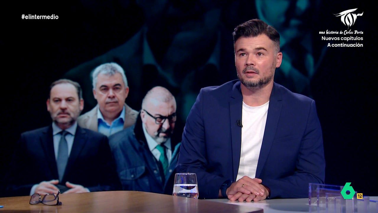 Gabriel Rufián establece la línea roja entre ERC y el PSOE ante los casos de corrupción: «Un papel que ponga P. Sánchez»