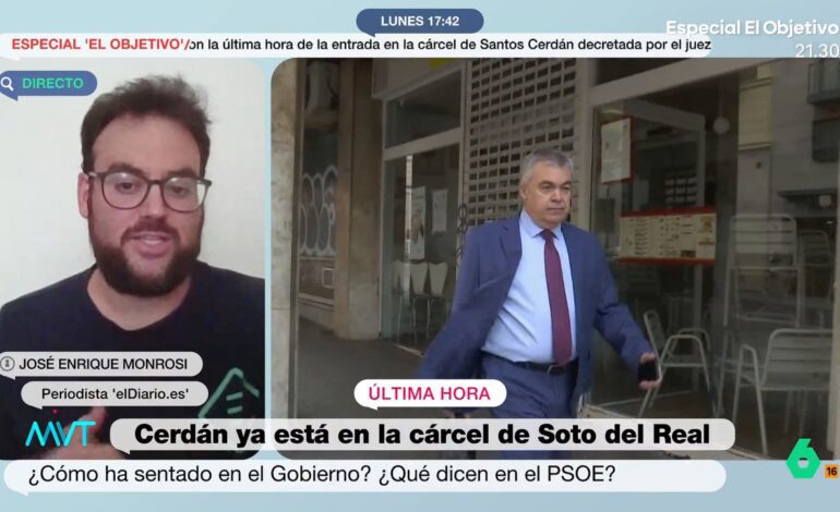 La imagen de Santos Cerdán en Soto del Real es de un impacto político que va a tener muchísimo recorrido