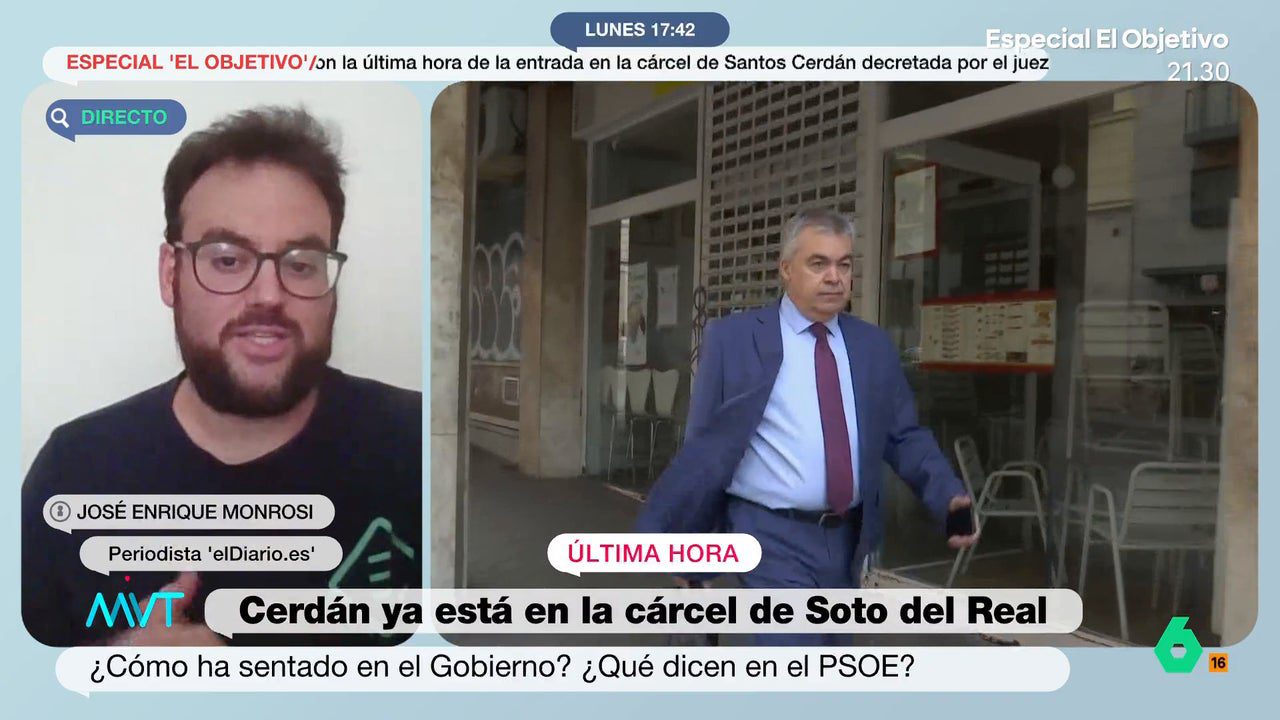 La imagen de Santos Cerdán en Soto del Real es de un impacto político que va a tener muchísimo recorrido